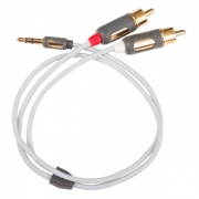 Signálový kabel Supra MP-CABLE MINI PLUG-2RCA - 2metry