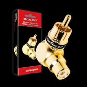 Audioquest adaptér M21F-90, samice RCA - 90 vpravo