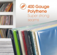 Spincare DENSITY 12 Inch 400g Polythene Outer Vinyl Record Sleeves - 50 ks