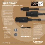 Chord Epic ARAY Power lead 1.5m