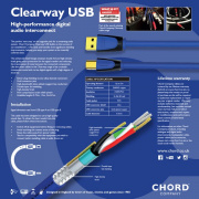 Chord Clearway USB 3.0m