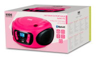 Přenosný CD/MP3, USB přehrávač s FM rádiem a Bluetooth - Bigben CD62RSUSBBT