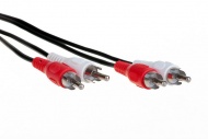 AQ KAR012 - stereo audio kabel s konektory 2 x RCA - 2 x RCA, délka 1,2 m