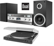 Mikrosystém DUAL DAB-MS130 CD + plně automatický gramofon DUAL DT 210 USB