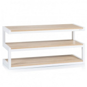 AV stolek NorStone Esse AV - white/oak