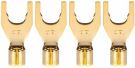 Audioquest SureGrip -Spade G - P-10M Gold Spade set 4