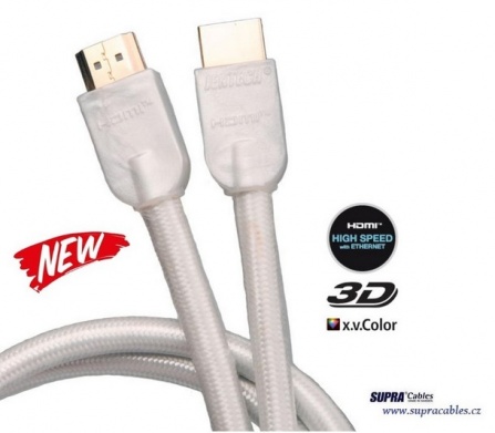 HDMI kabel SUPRA by JenTech-HDMI HIGH SPEED ETHERNET White -1.5m