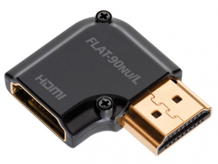 Audioquest HDMI adaptér 90°Nu/L- otočení vlevo HDMI samec-HDMI samice