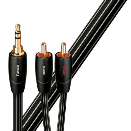 Audioquest Tower JR 12 m kabel audio 1x 3,5 mm - 2x RCA