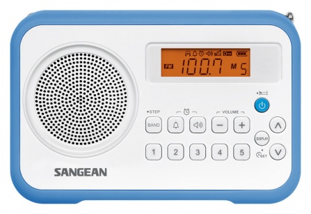 Radio Sangean Package PR-D18 bílo-modré