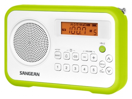 Radio Sangean Package PR-D18 bílo-zelené