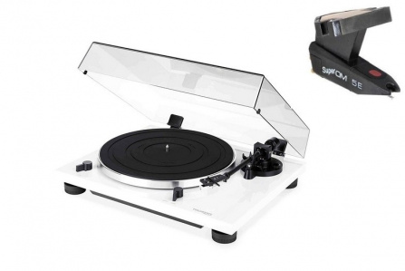 Gramofon Thorens TD 201 White + Ortofon Super OM 5E